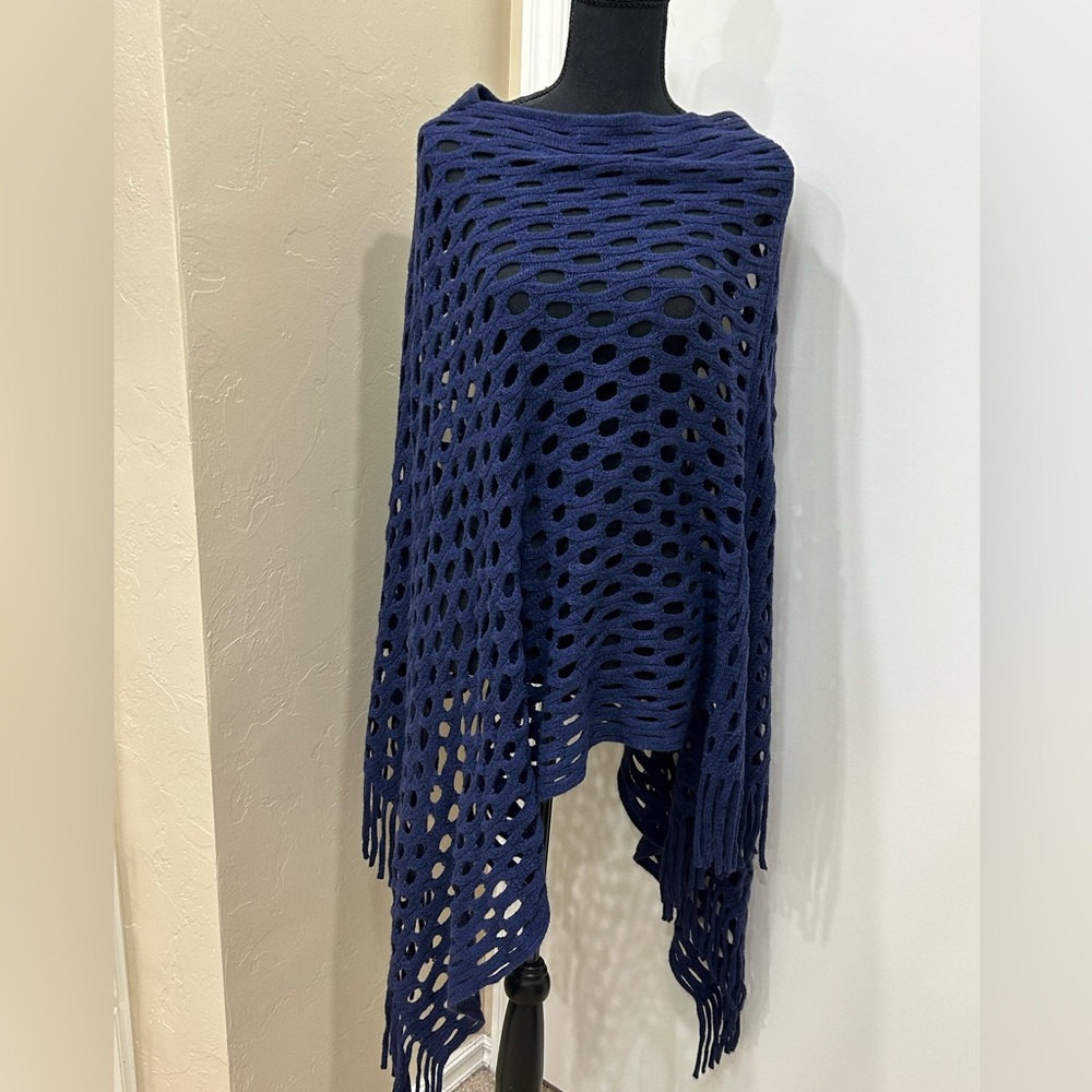 Navy shawl- one size